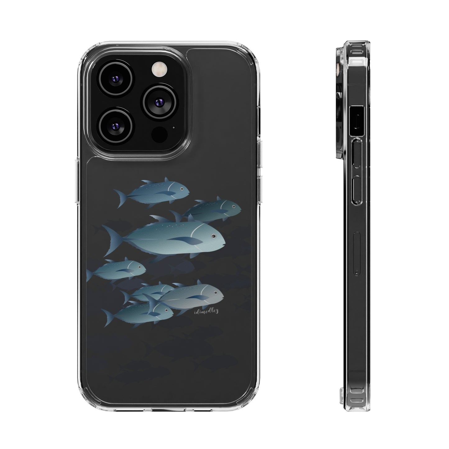 Ulua, Blue Trevally Fish CLEAR Case