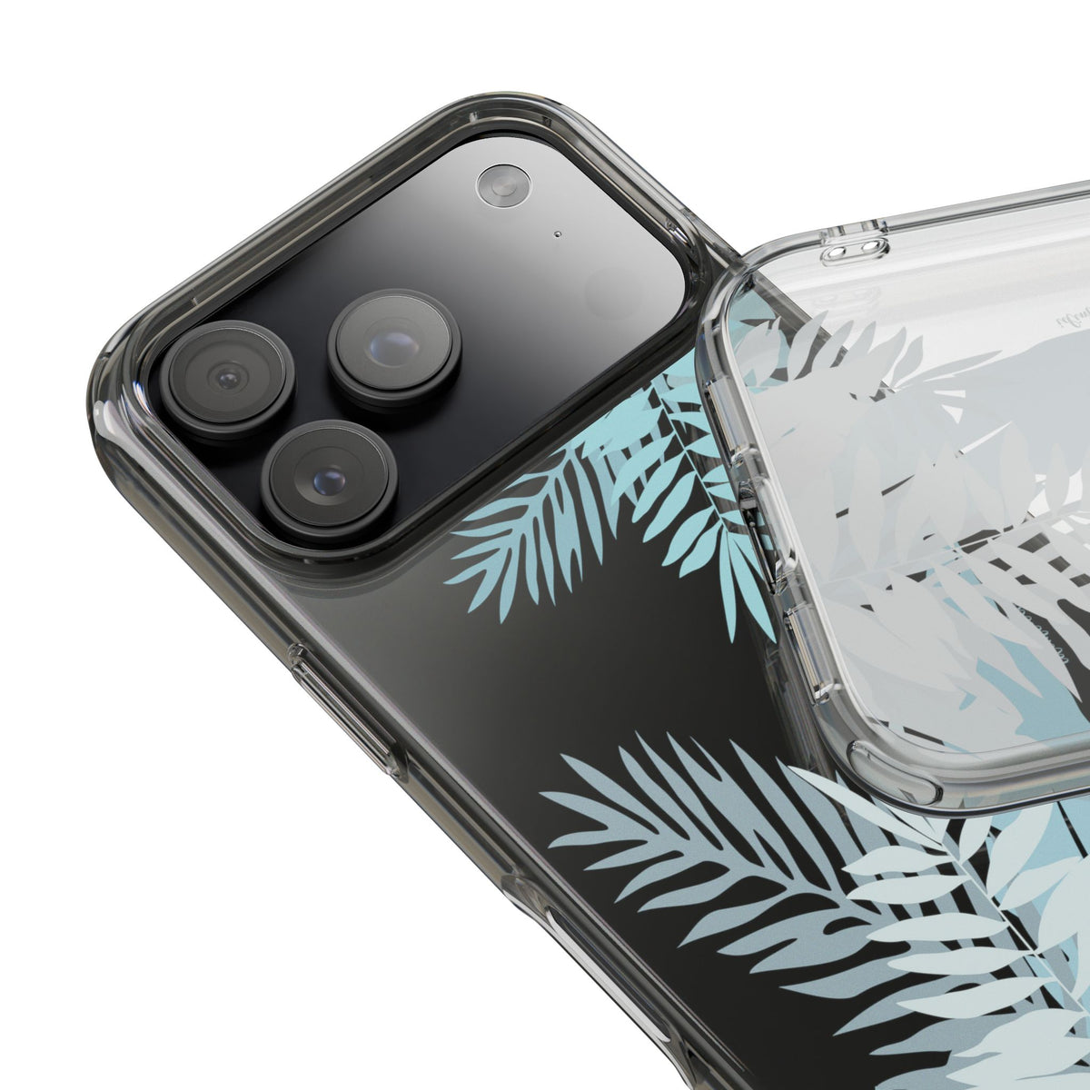 Whispering Leaves (Blue) CLEAR Case