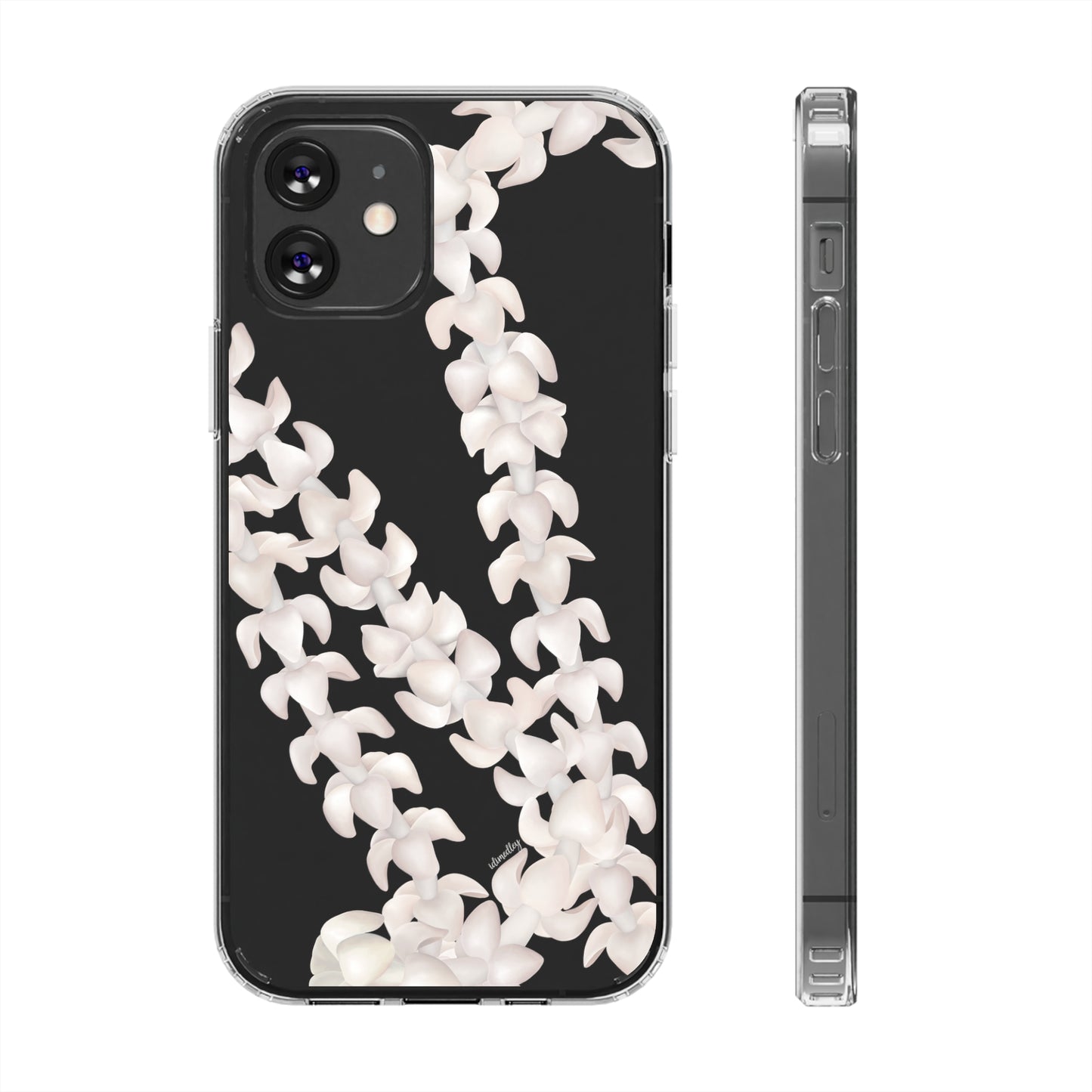 Puakenikeni Lei Blushing CLEAR Case