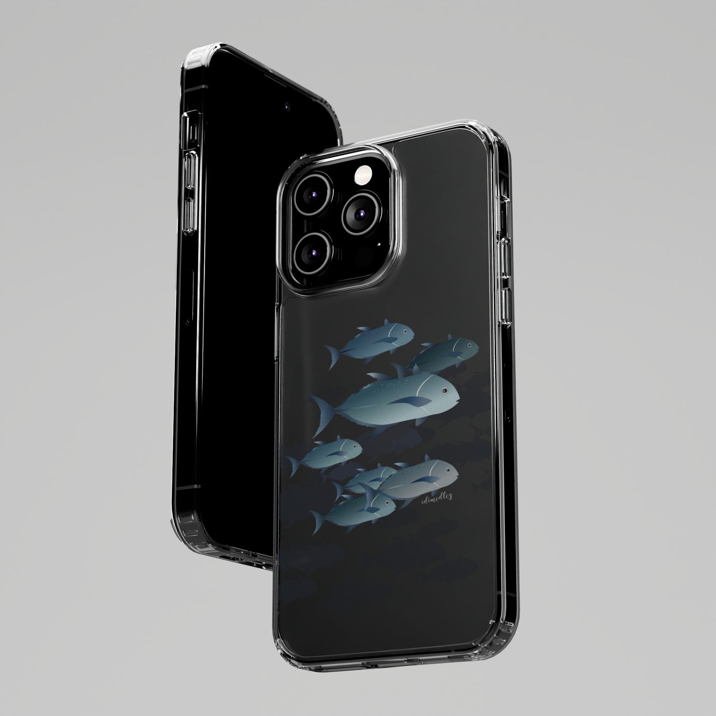 Ulua, Blue Trevally Fish CLEAR Case