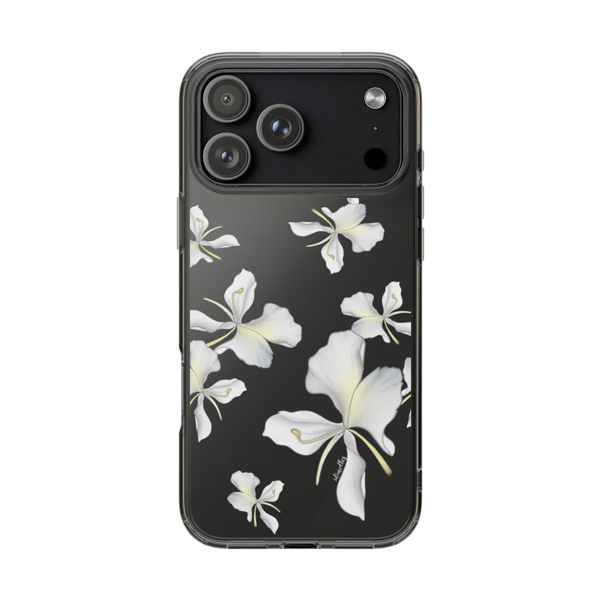 Awapuhi Butterfly Ginger Falling Flowers CLEAR Case