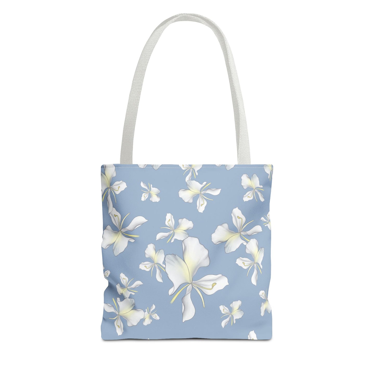 Tote bag- Awapuhi Falling  (Cyan)