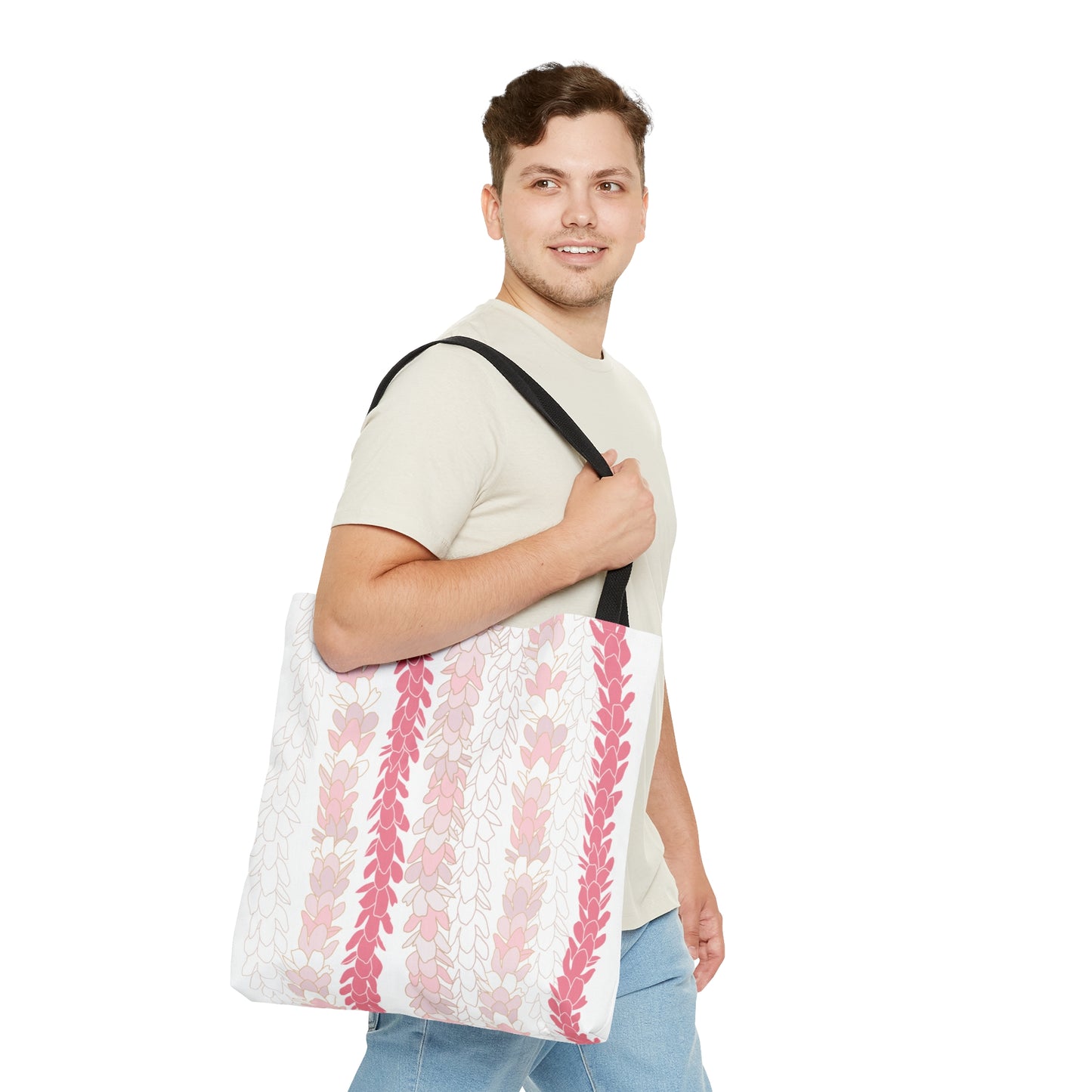 Tote Bag- Pakalana Stringing Pink
