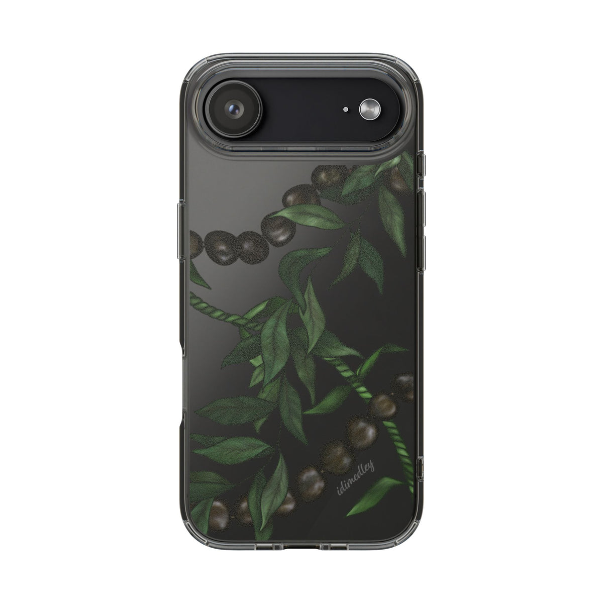 Kukui Nut, Maile and Ti Leaf Lei CLEAR Case