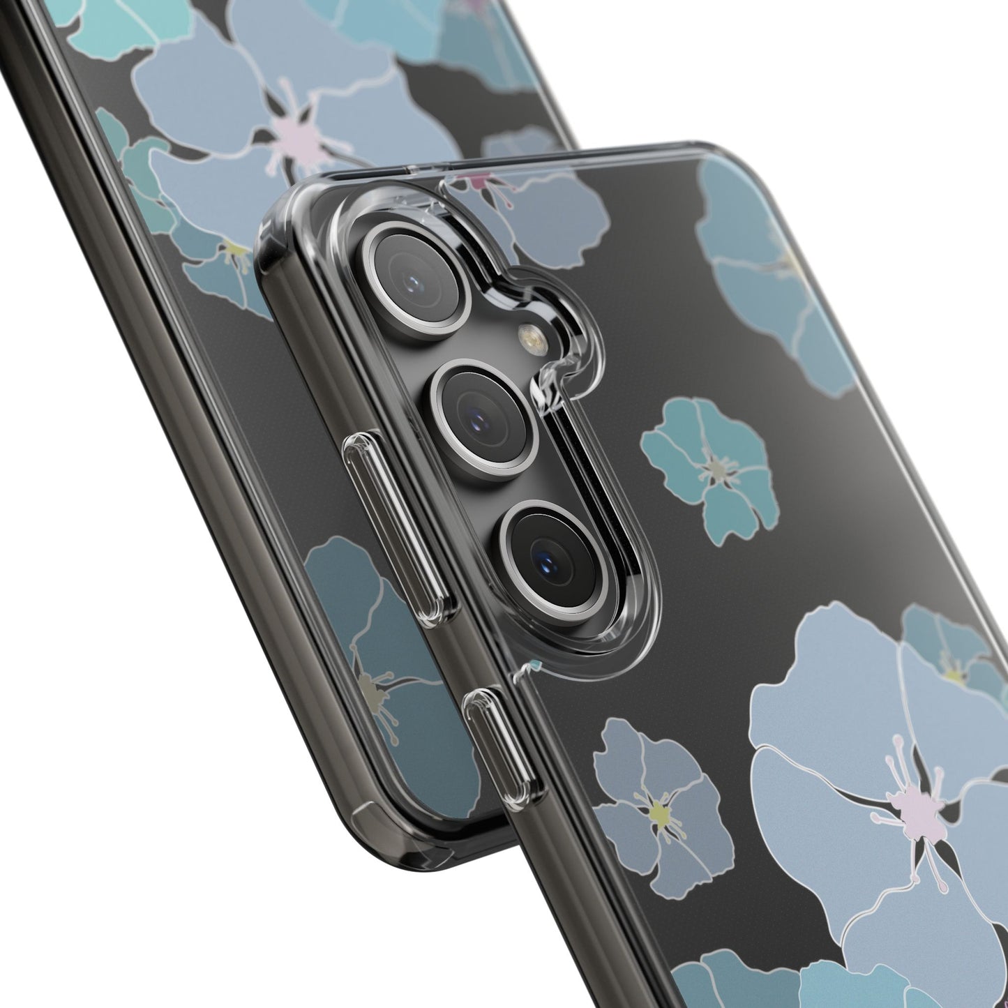 Ilima Flowers Blue CLEAR Case