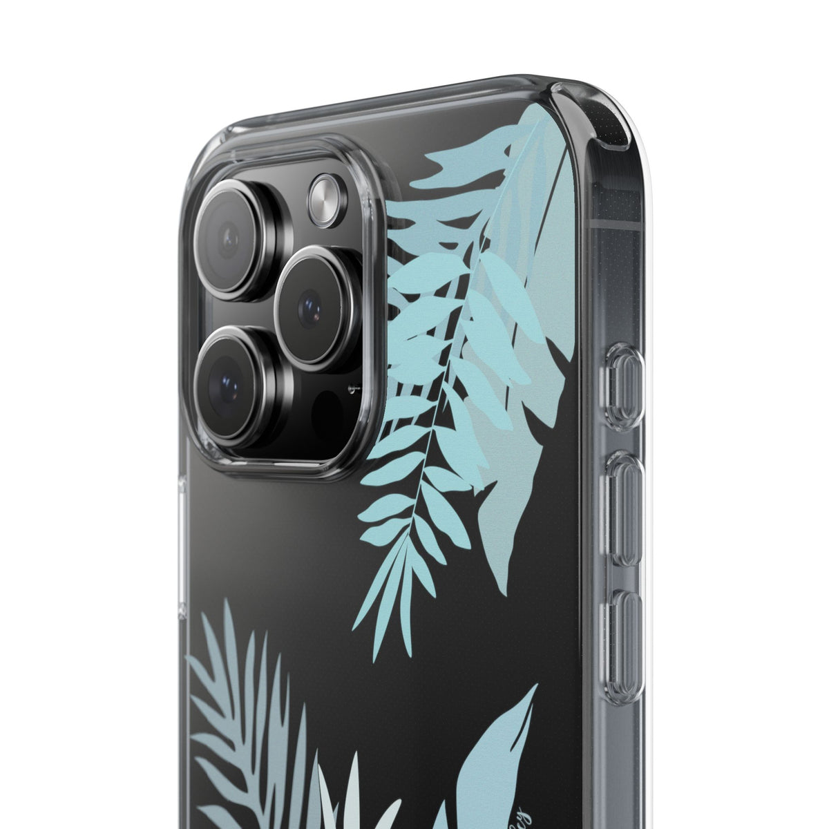 Whispering Leaves (Blue) CLEAR Case