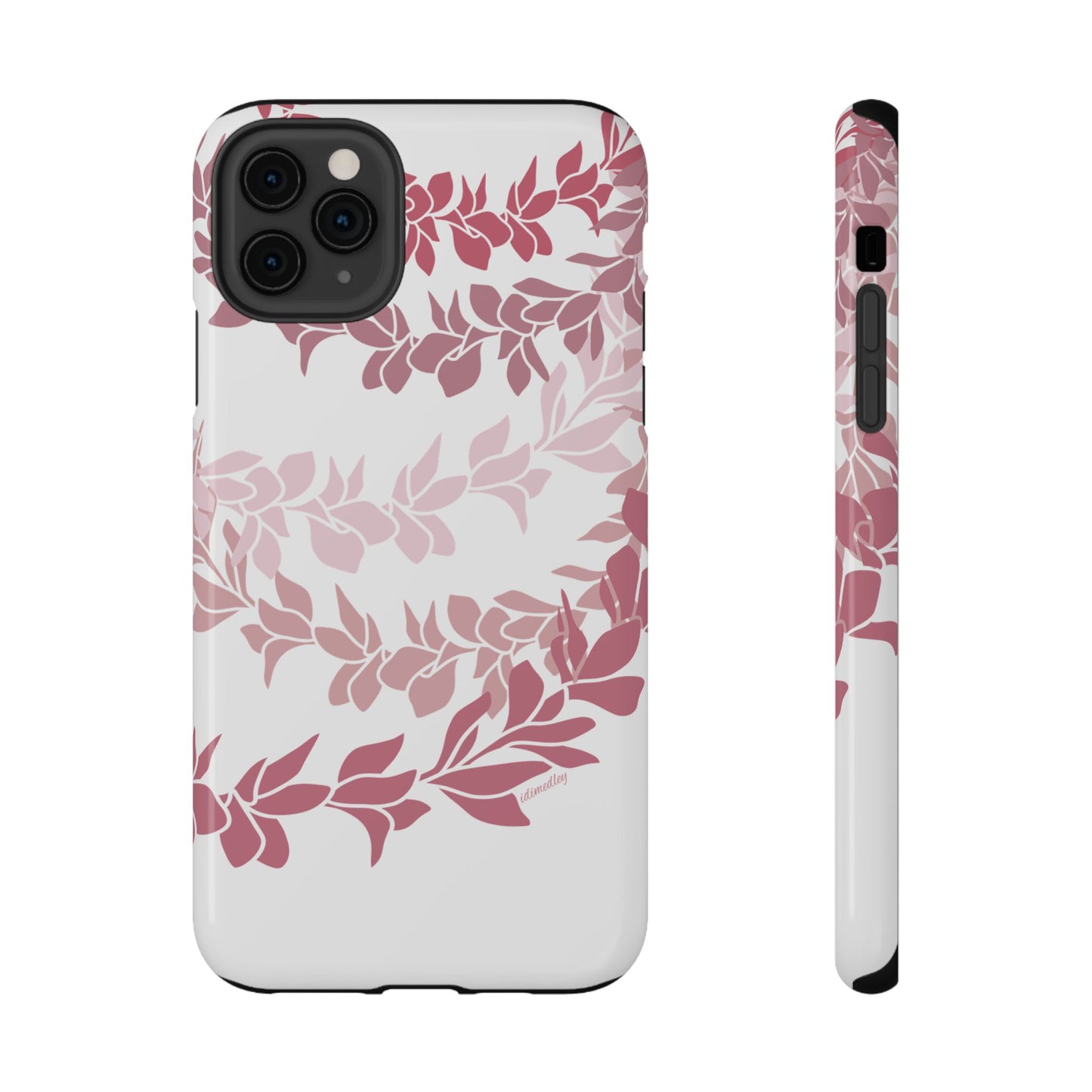 Plumeria Leis in Color Me Pinks (White)