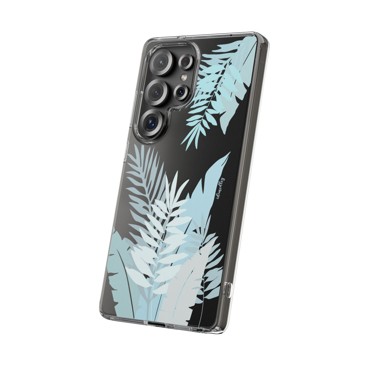 Whispering Leaves (Blue) CLEAR Case