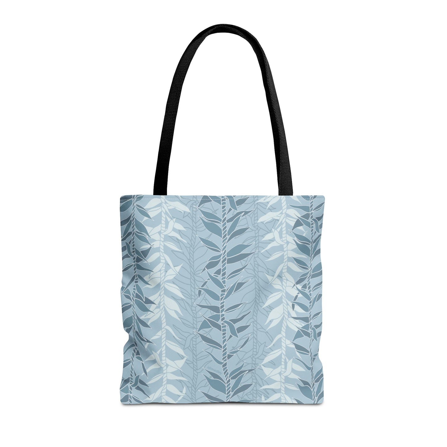 Tote bag- Ti Leaf Lucky Leis (Steel Blue)