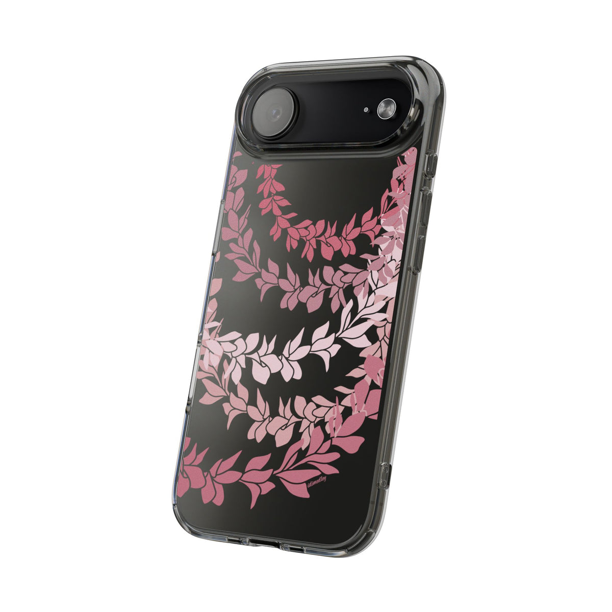 Plumeria Lei in Color Me Pinks CLEAR Case