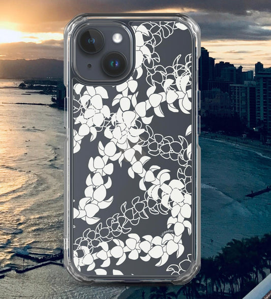 Puakenikeni Lei CLEAR Case, iPhone 15