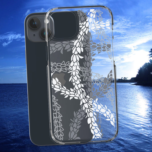 Pikake Wishes CLEAR case, iPhone 15