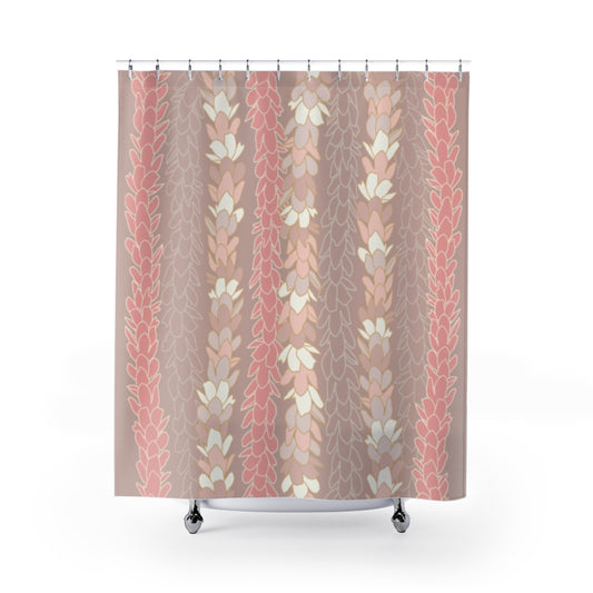 Shower Curtain- Pakalana Stringing Peach