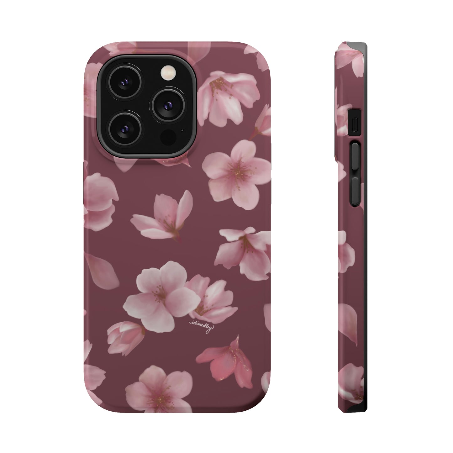 Sakura Cherry Blossoms in Spring (Dark Pink), MafSafe