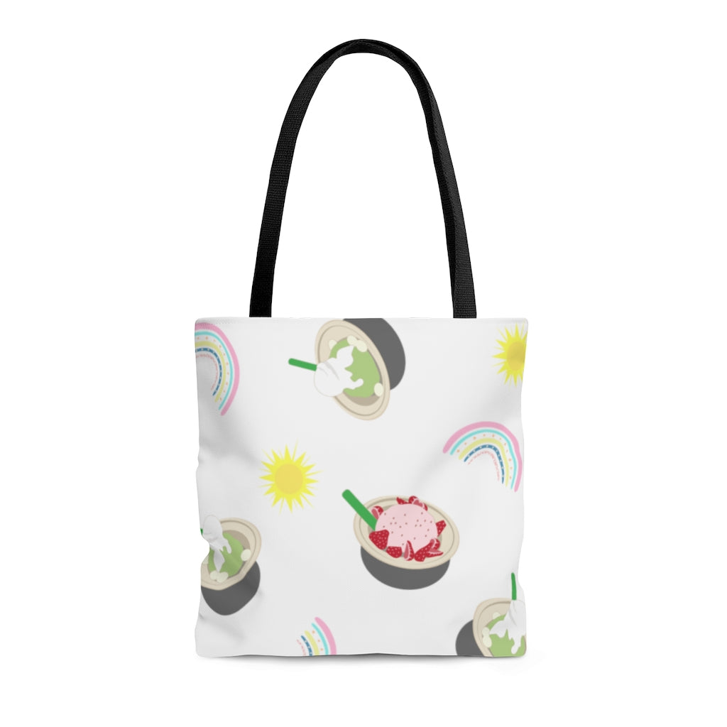 Tote bag- Shave Ice and Rainbows