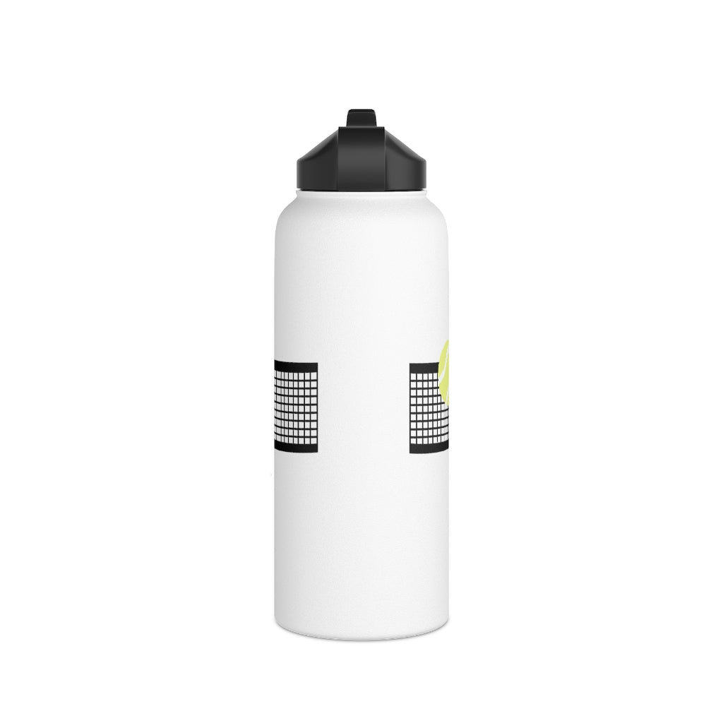 Water Bottle, 3 sizes, Stainless Steel with Sip Straw- Ball Coming!