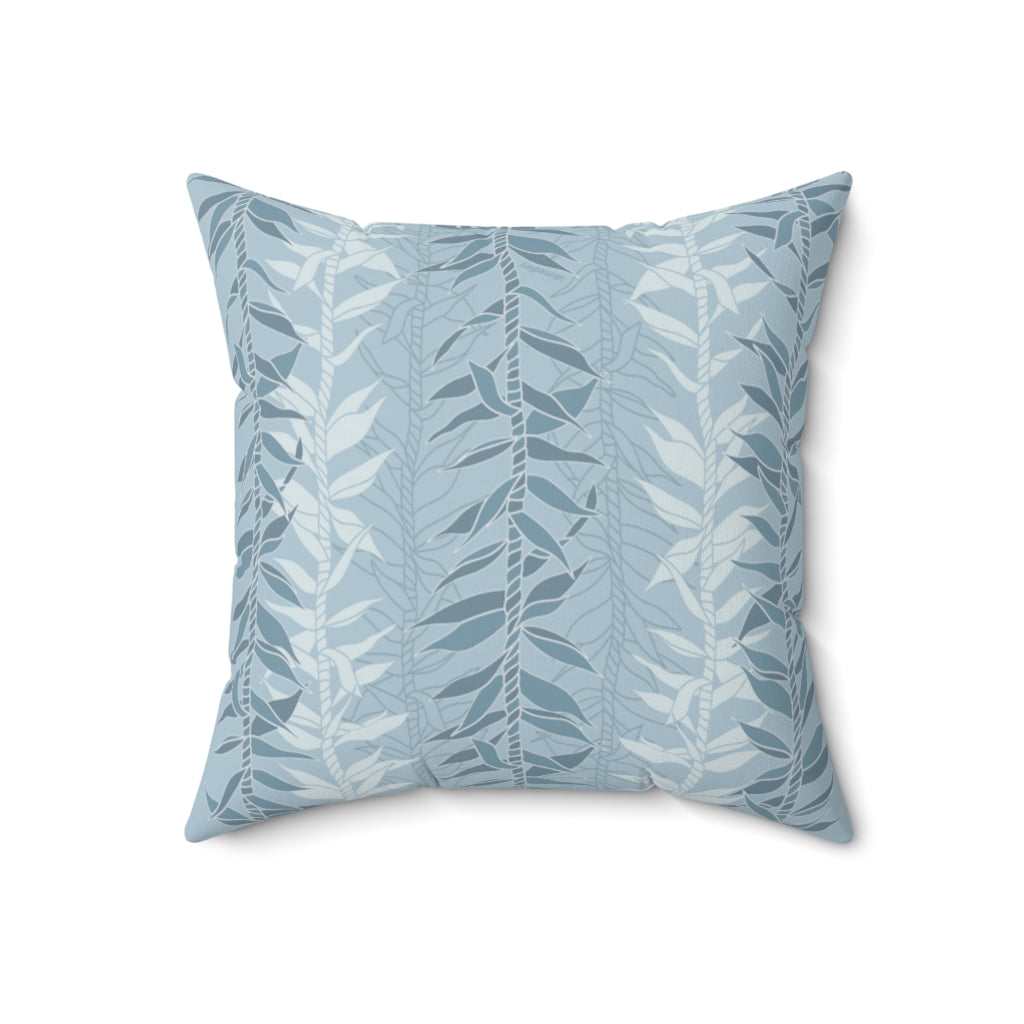 Pillow Case- Ti Leaf Lucky Leis (Steel Blue)