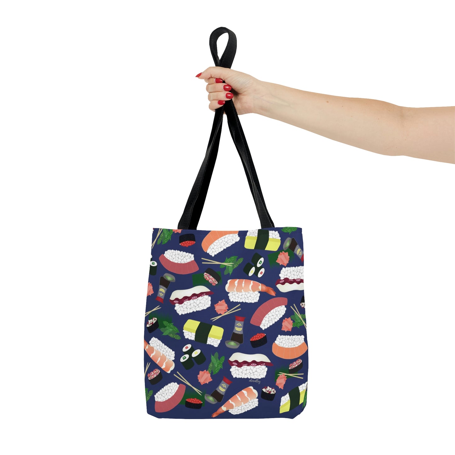 Tote bag- Sushi Lovers (Blue)