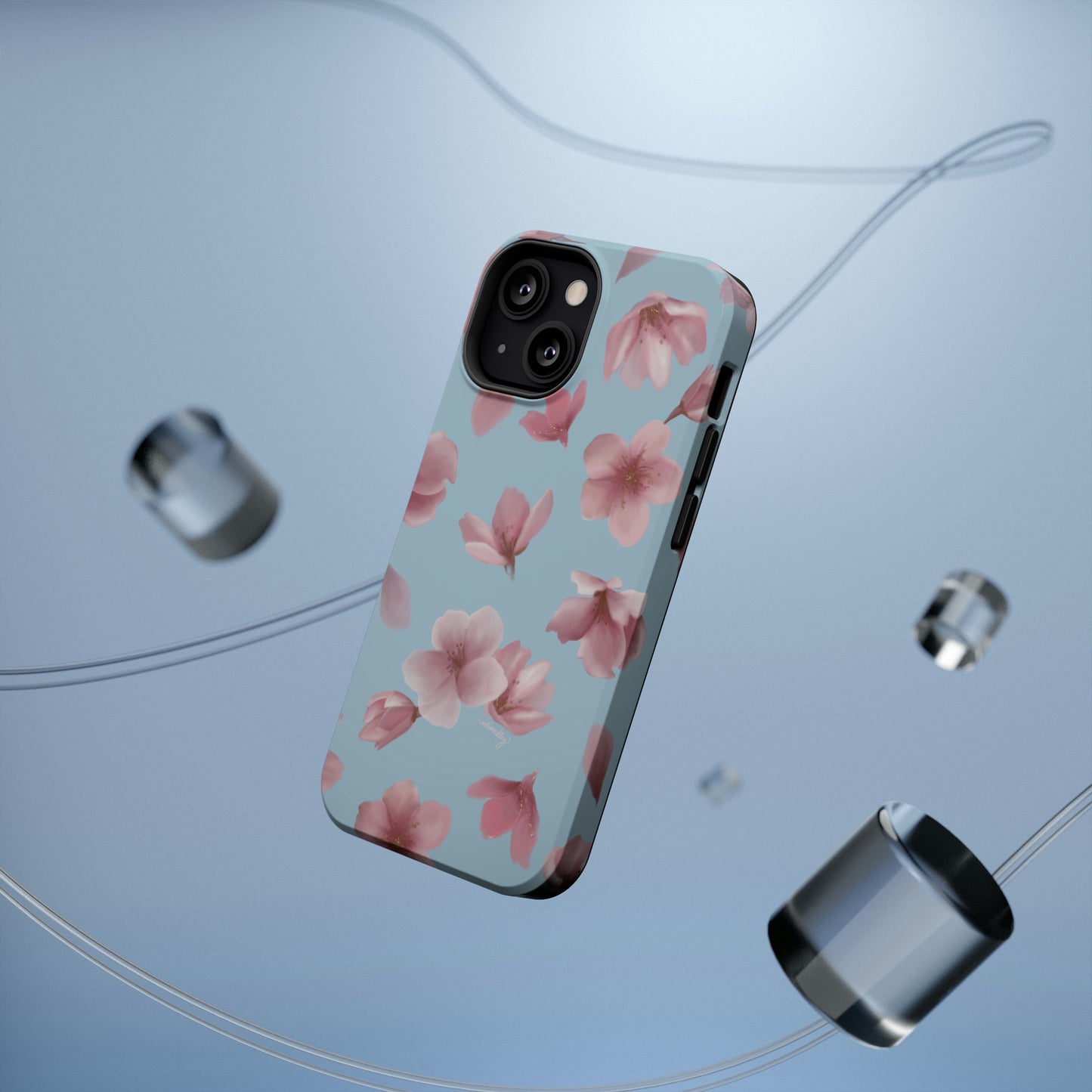 Sakura Cherry Blossoms in Spring (Light Blue), MagSafe