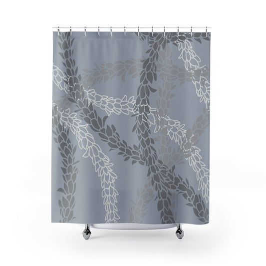 Shower Curtain- Pikake Wishes (Gray)
