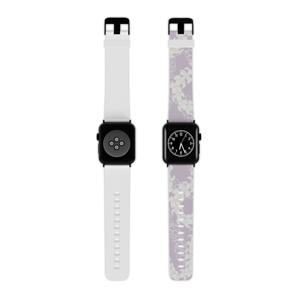 Watch Band for Apple Watch- Puakenikeni Lei (Pinky Periwinkle)