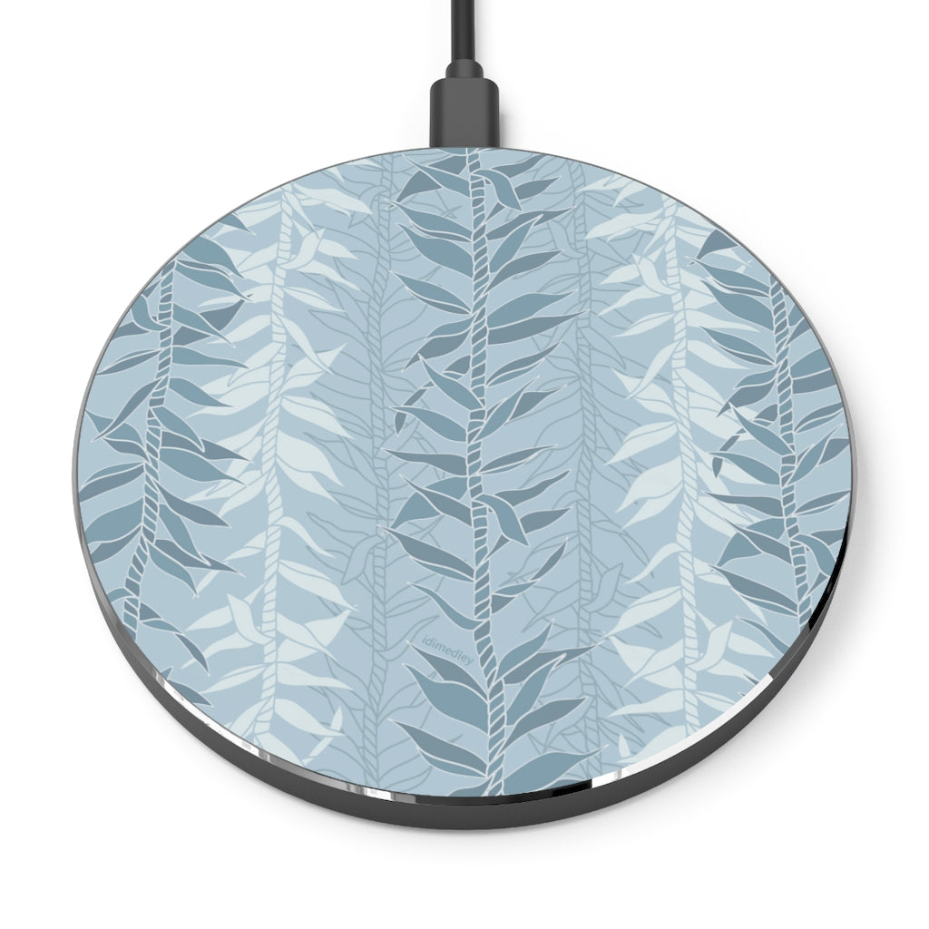 Wireless Charger- Ti Leaf Lucky Leis (Steel Blue)
