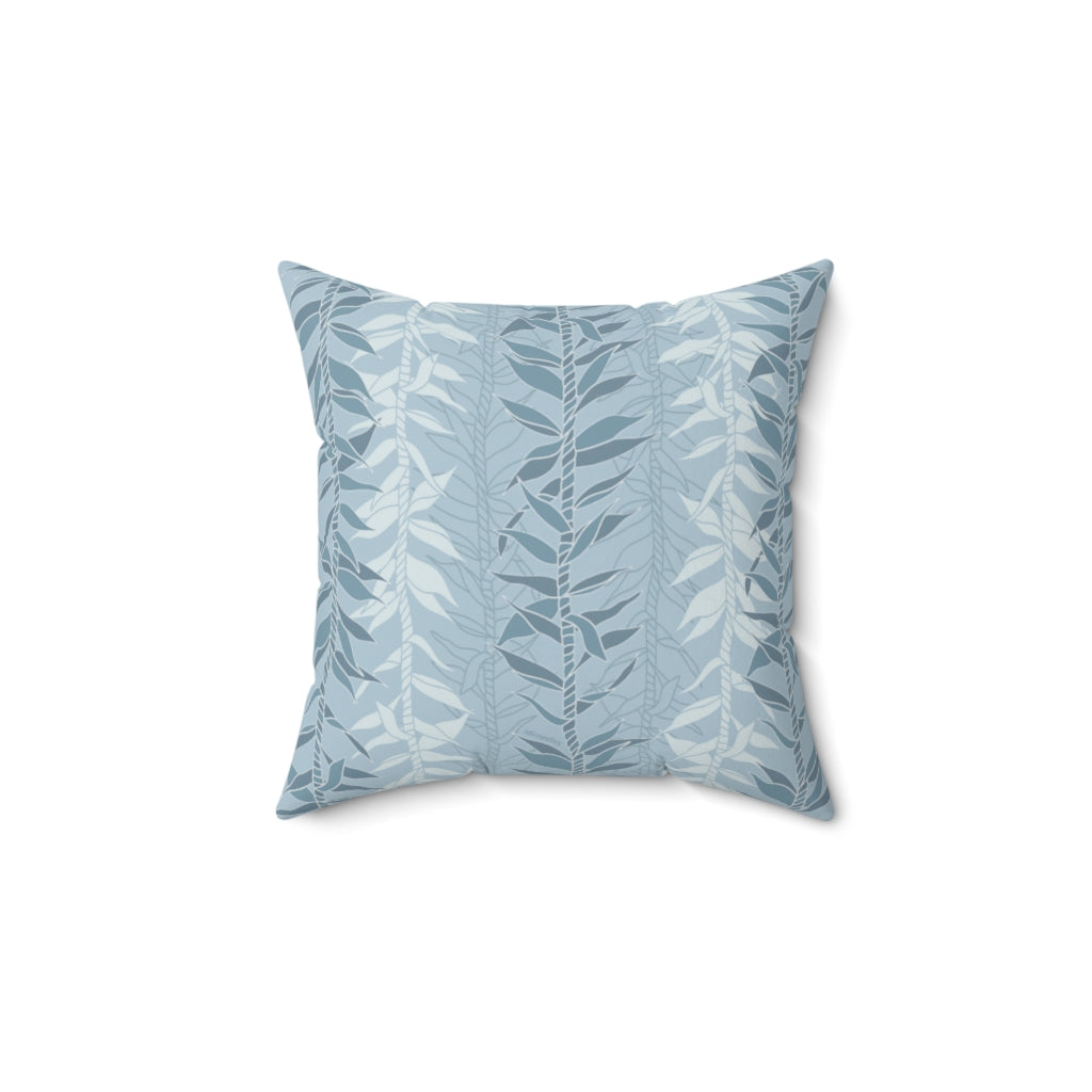 Pillow Case- Ti Leaf Lucky Leis (Steel Blue)