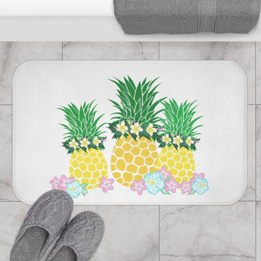 Bath Mat- Pineapple Ducky Party