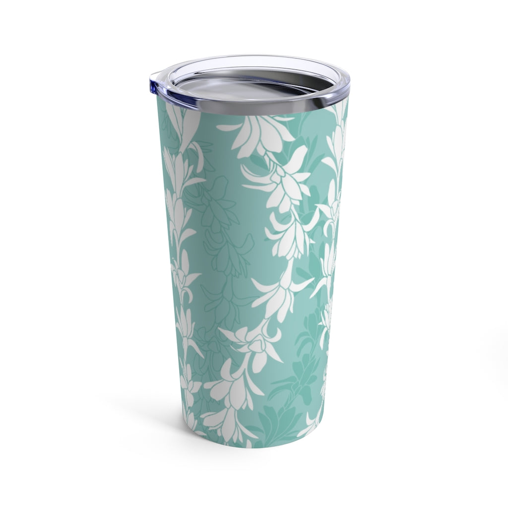 Tumbler 20oz- Tuberoses for Nohea (Seagreen)