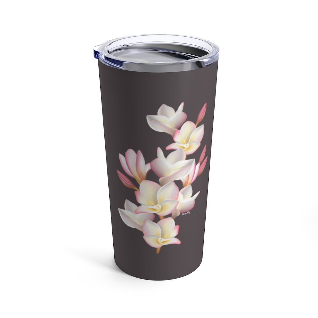 Tumbler 20oz- Plumeria Cluster (Emporer)