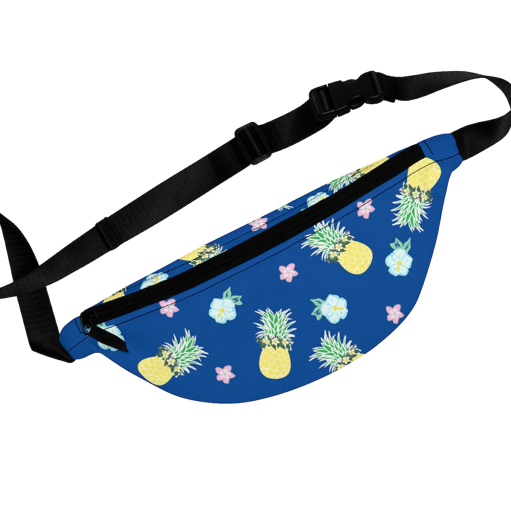 Waist/Hip/Shoulder Pack- Pineapple Party (Deep Blue Sea)