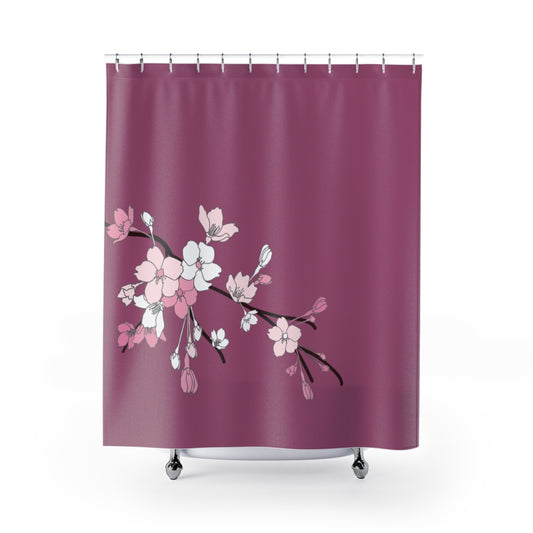 Shower Curtain- Sakura Blooms (Ume)