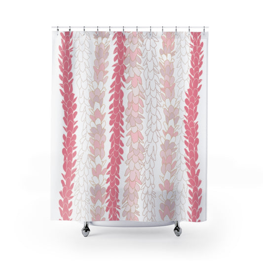 Shower Curtain- Pakalana Stringing Pink