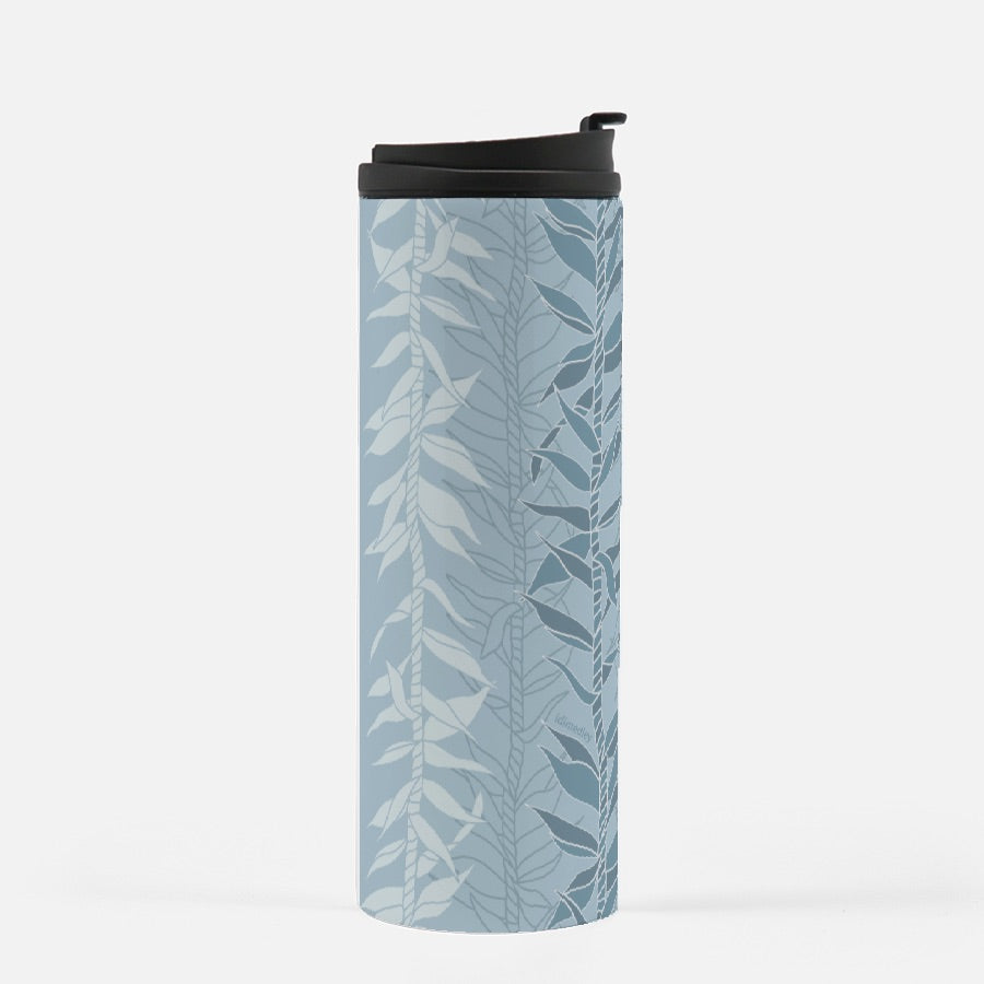 Thermal Tumbler 16 oz- Ti Leaf Lucky Leis (Steel Blue)