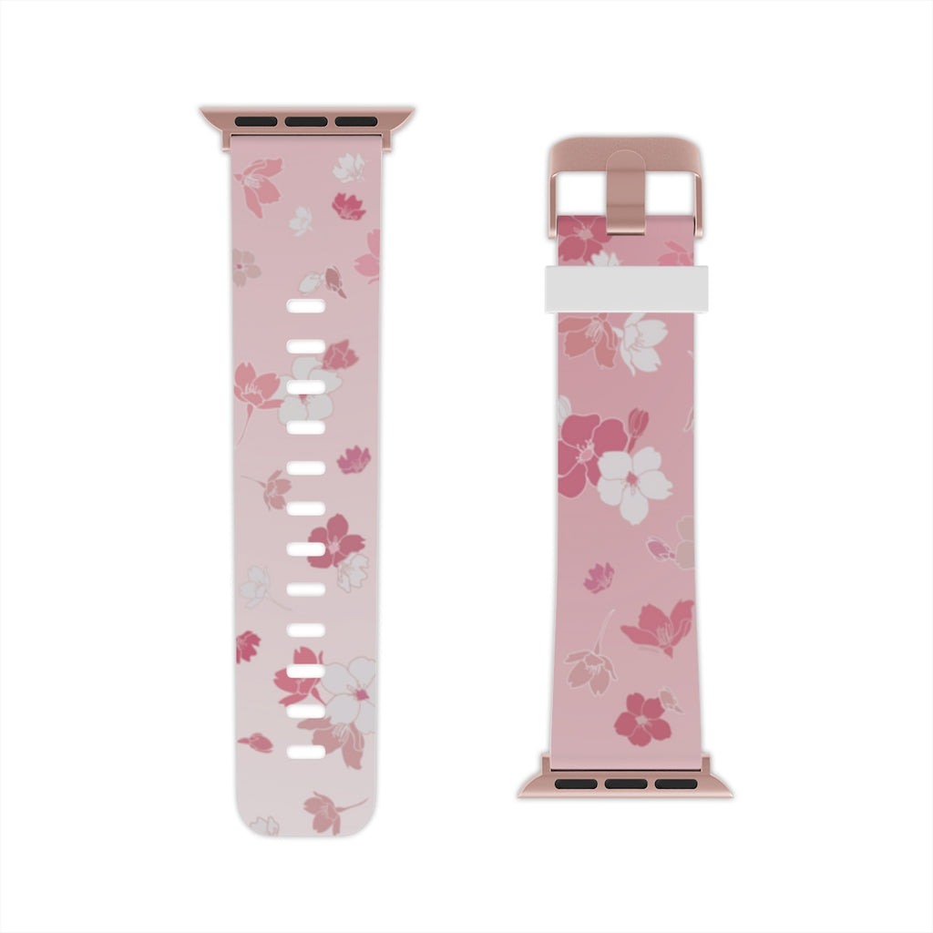 Watch Band for Apple Watch- Falling Sakura Cherry Blossoms