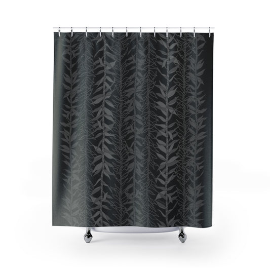 Shower Curtain- Ti Leaf Lucky Leis (Shadows)