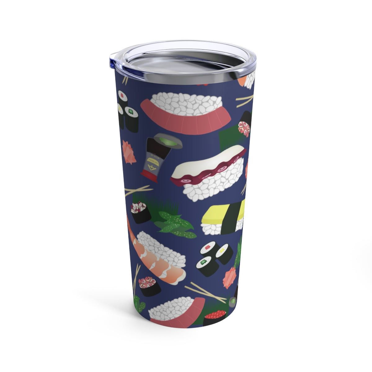 Tumbler 20oz- Sushi Lovers in Blue