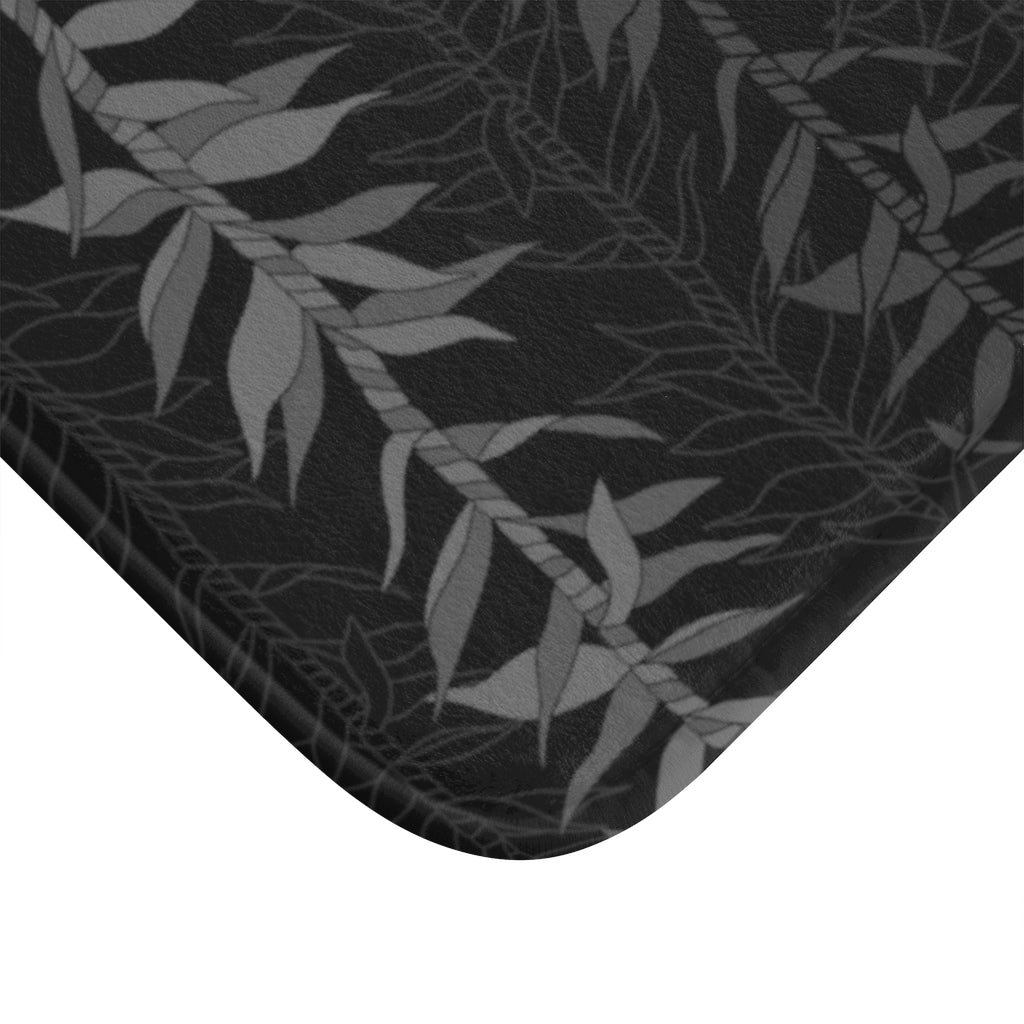 Bath Mat- Ti Leaf Lucky Leis (Shadows)