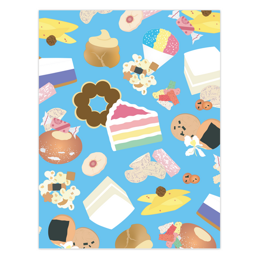 Notecards (5, 10 or 25 Pack)- Hawaii's Favorite Sweet and Savory Snacks (Blue Skies)