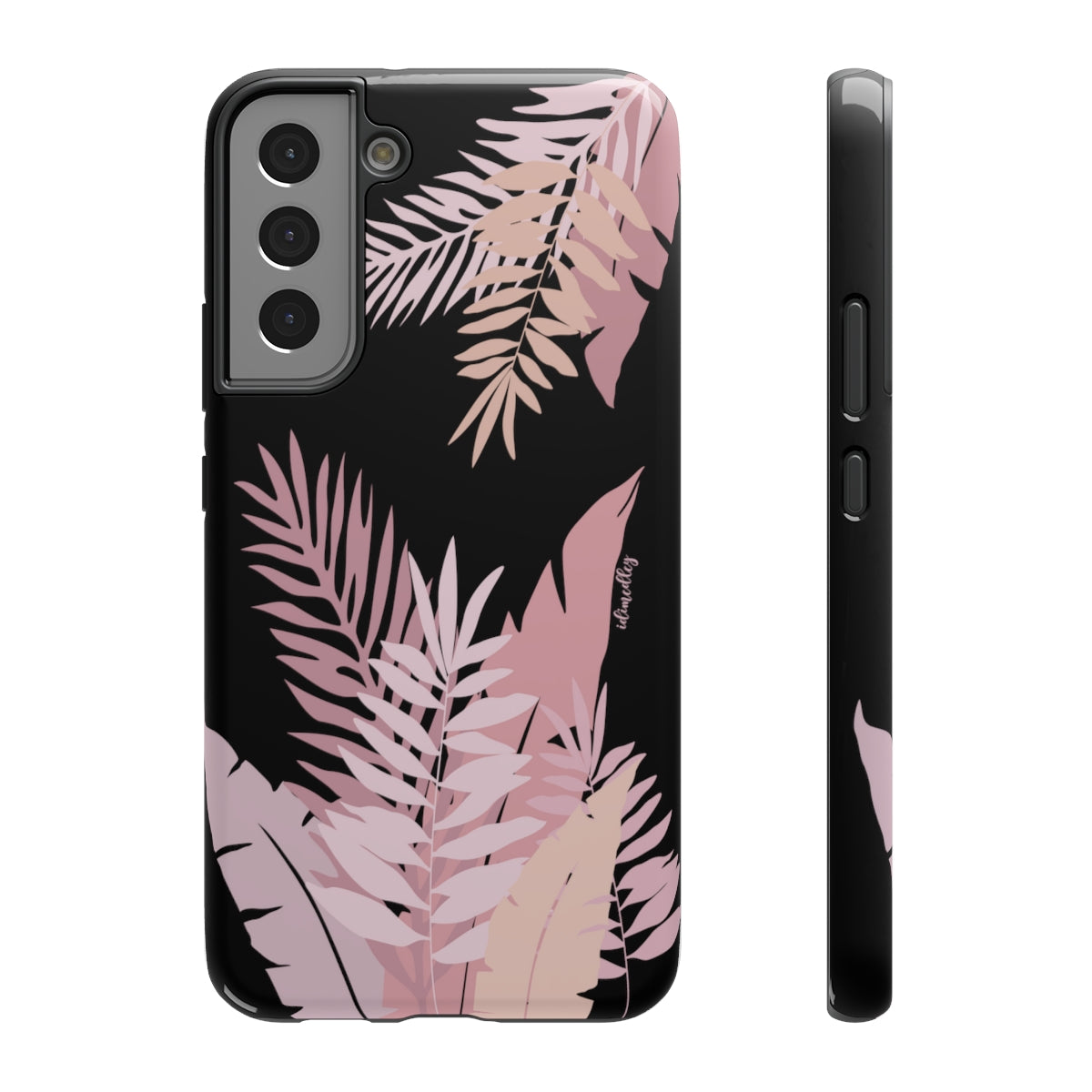 Whispering Leaves (Pink and Black)