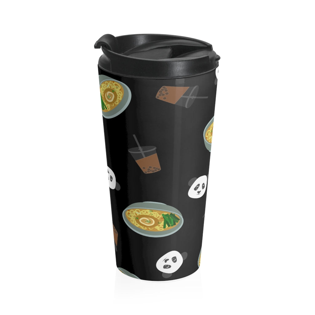 Tumbler/Travel Mug 15 oz- Midi the Ramen Panda