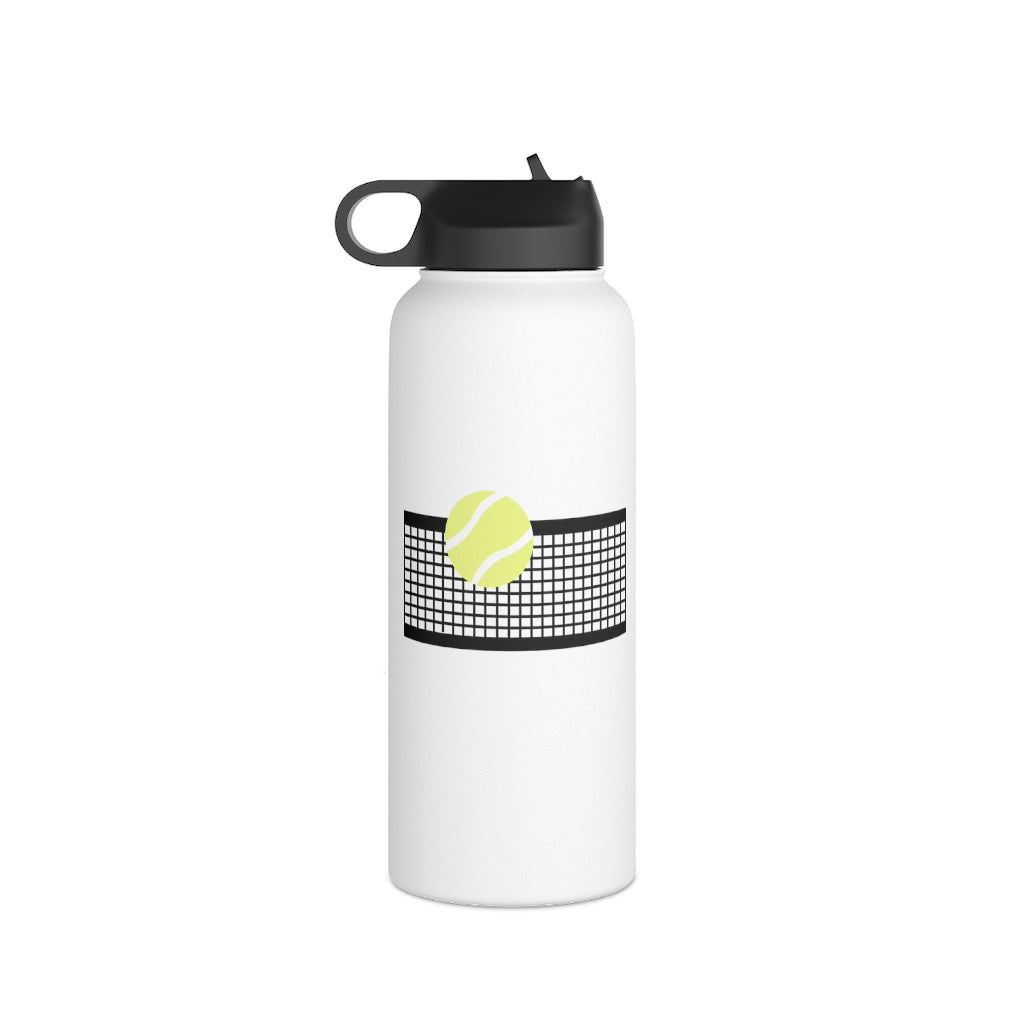 Water Bottle, 3 sizes, Stainless Steel with Sip Straw- Ball Coming!