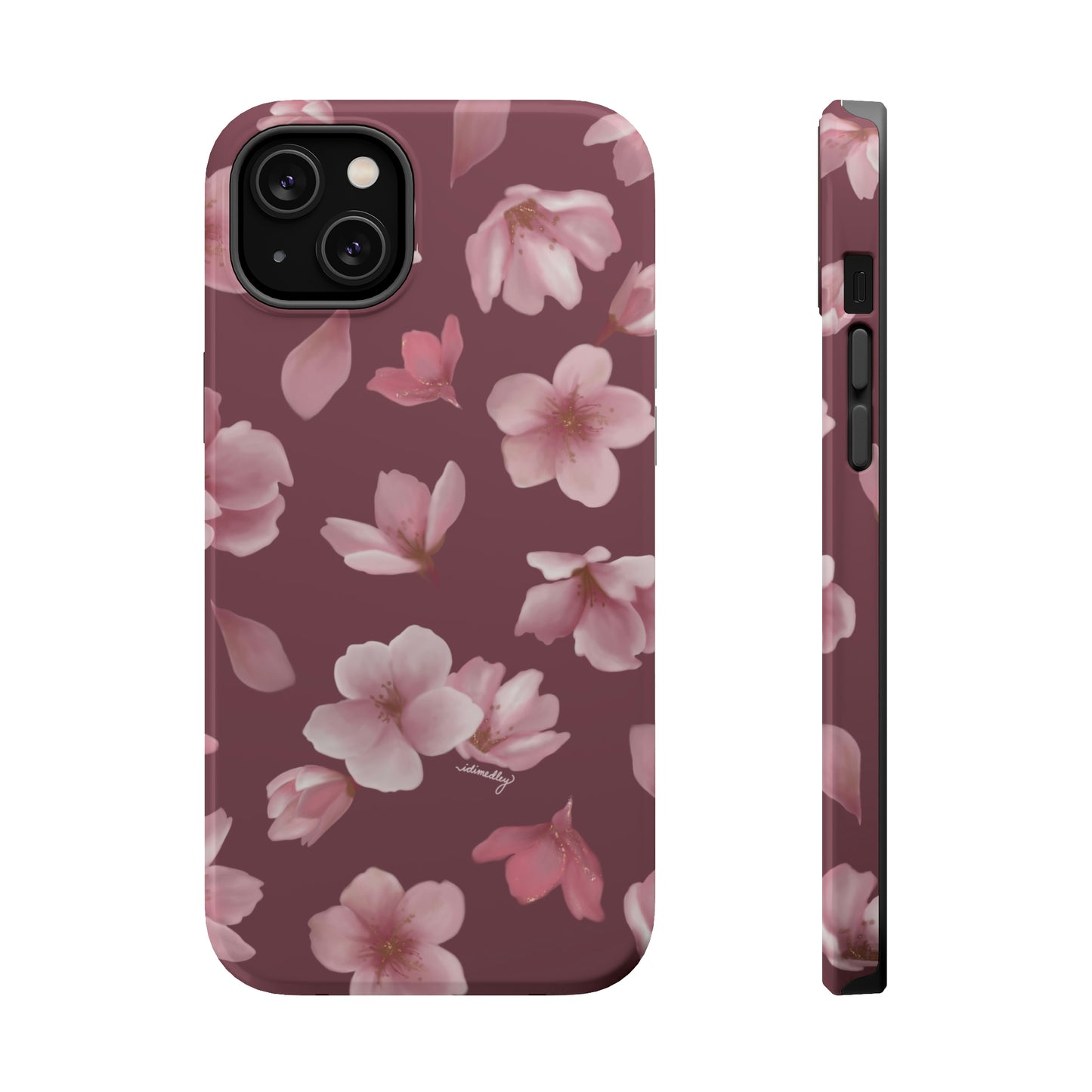 Sakura Cherry Blossoms in Spring (Dark Pink), MafSafe