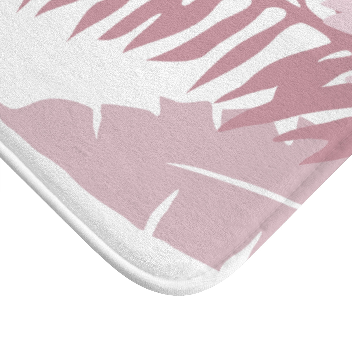 Bath Mat- Whispering Leaves in Pink