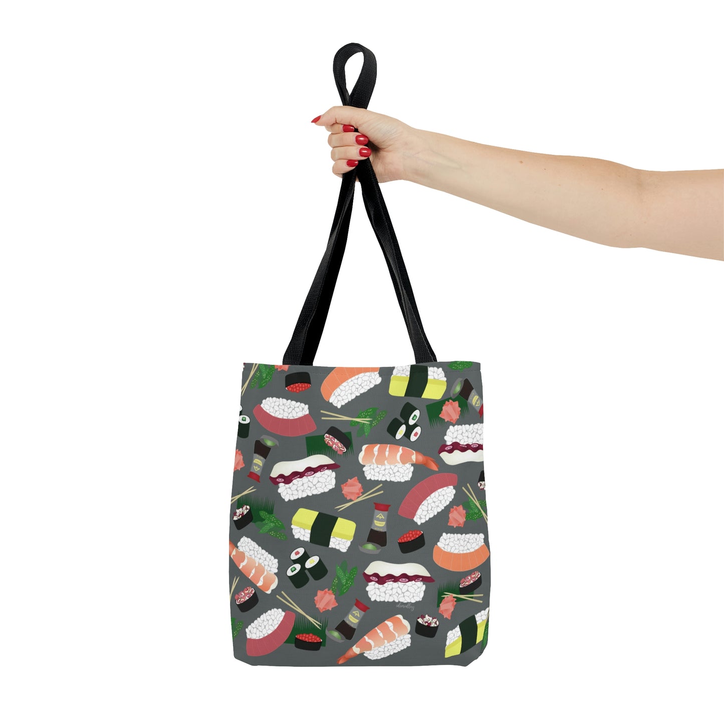 Tote bag- Sushi Lovers (Gray)