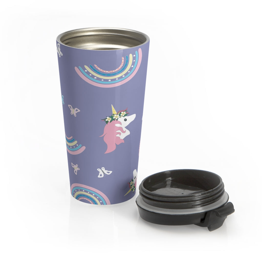 Tumbler/Travel Mug 15 oz- Unicorn Lane