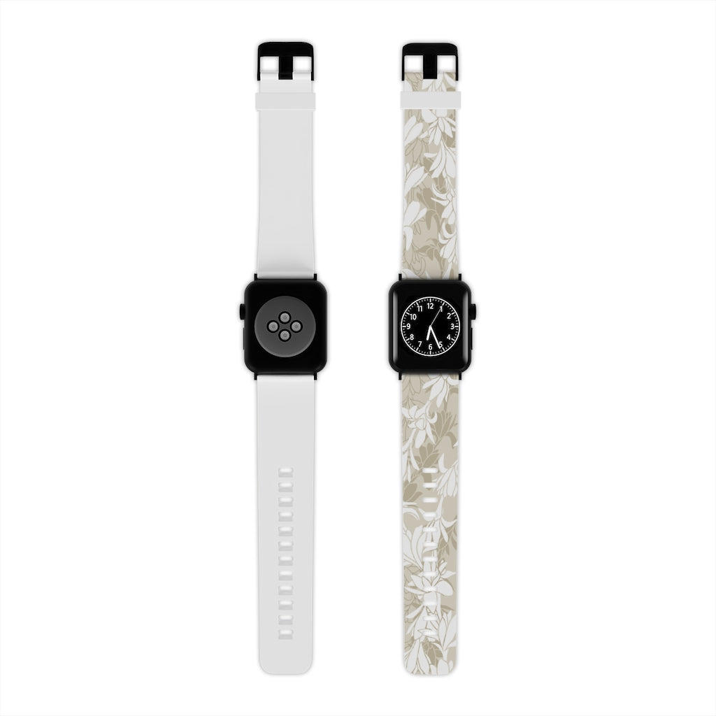 Watch Band for Apple Watch- Tuberoses for Nohea (Sand)
