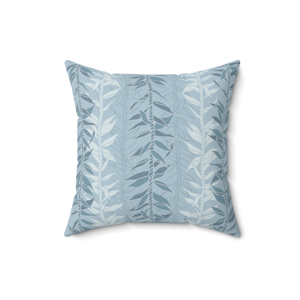 Pillow Case- Ti Leaf Lucky Leis (Steel Blue)