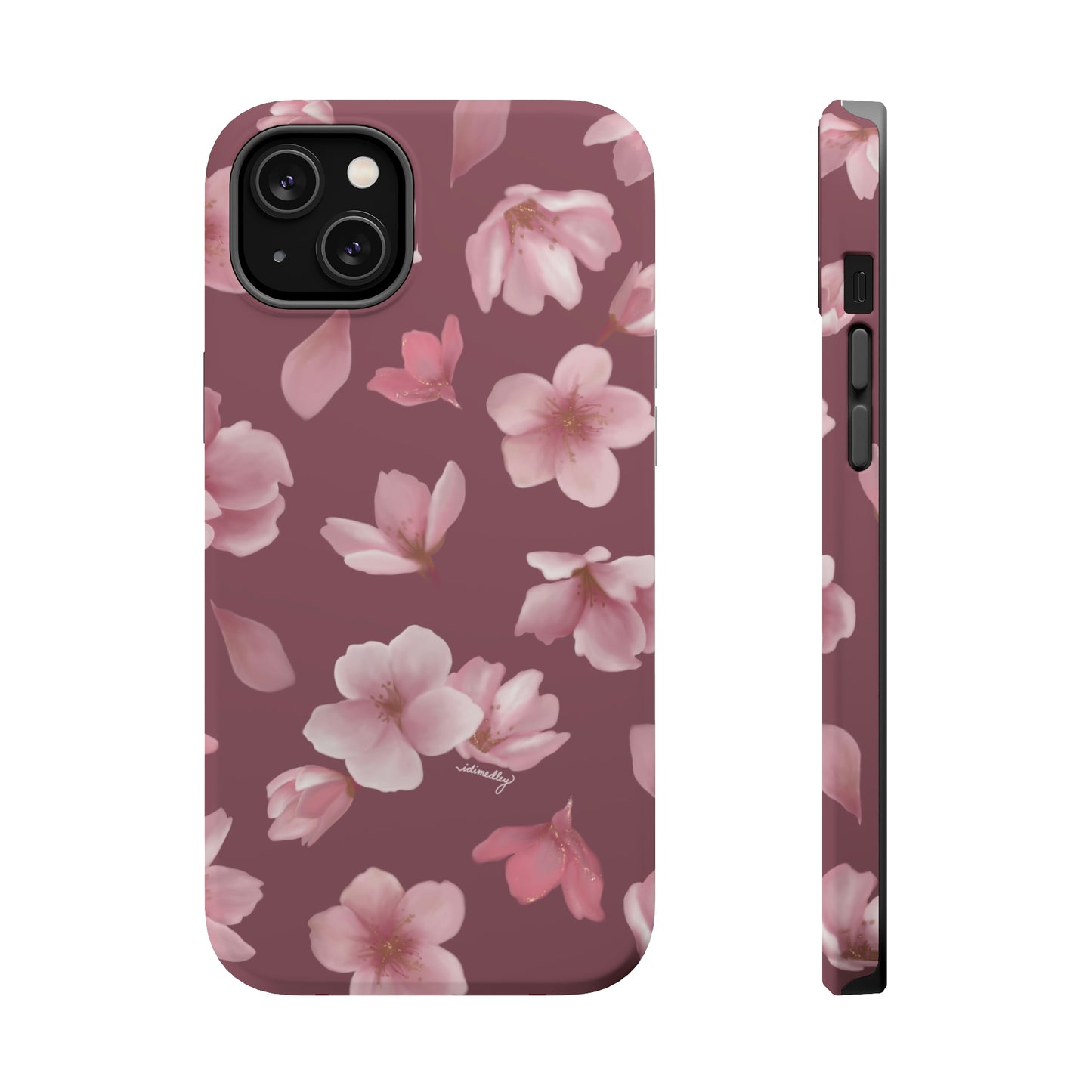 Sakura Cherry Blossoms in Spring (Dark Pink), MafSafe