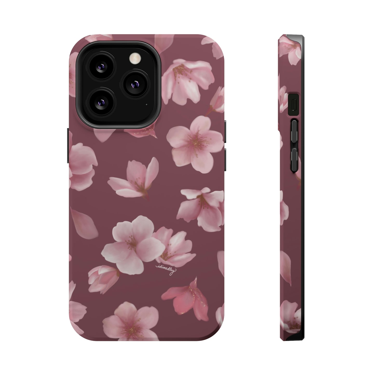 Sakura Cherry Blossoms in Spring (Dark Pink), MafSafe